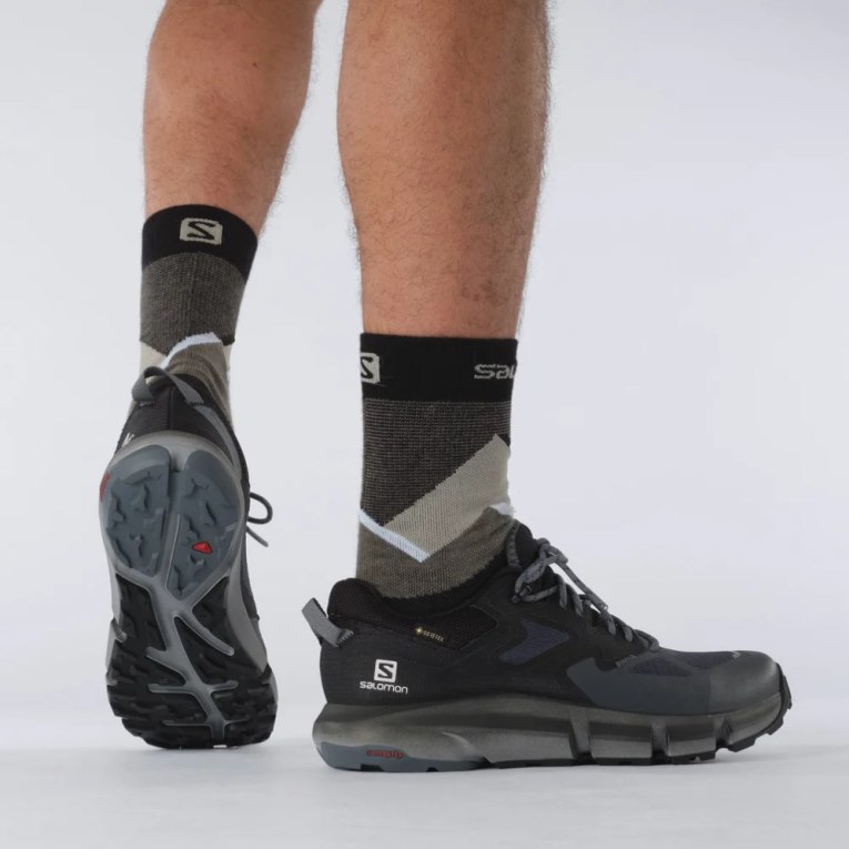 Salomon Predict Hike GTX Men's Hiking Shoes Black | CA 46B25
